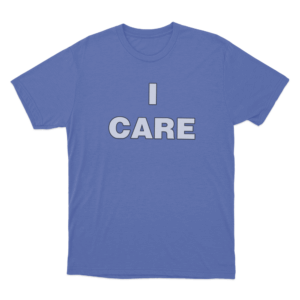 Turnstile I Care Unisex T Shirt Blue