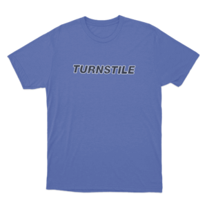 Turnstile Logo Unisex T Shirt Blue