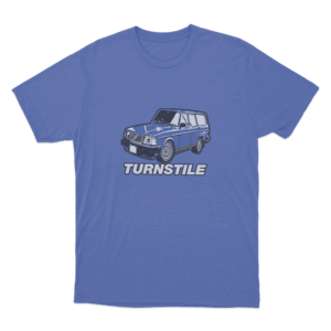 Turnstile Volvo Unisex T Shirt Blue